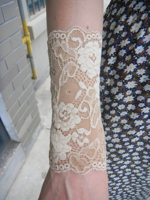 14 ̽ ո  ū armlessly  oversleeps   ű Retail /14 lace wrist support big armlessly female oversleeps scar arm ornaments arm sleeve